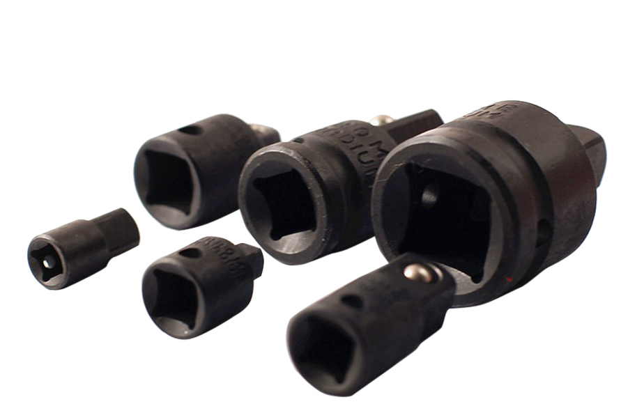 6pc Cr-V Impact Socket Adapter Adaptor Converter Reducer: 1/4-3/8-1/2-3/4"