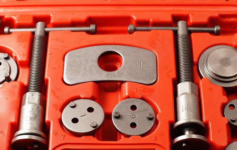 21pc Brake Piston Wind Back Caliper Rewind Tool Kit Left & Right Hand Threaded