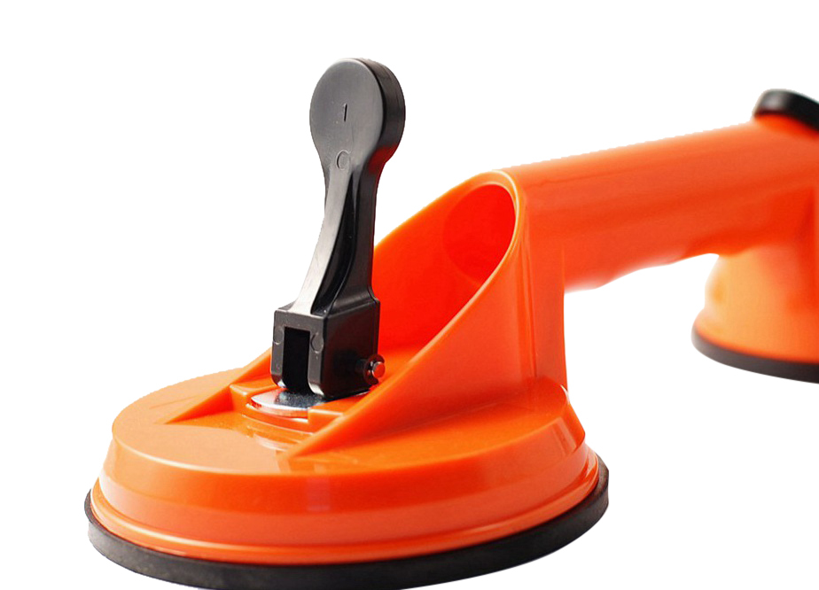 2 Cups Twin Ø118mm Rubber Suction Glass Tile Heavy Sheet Dent Puller Cap. 35kg