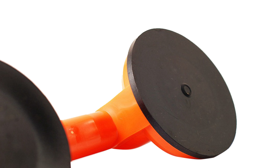 2 Cups Twin Ø118mm Rubber Suction Glass Tile Heavy Sheet Dent Puller Cap. 35kg