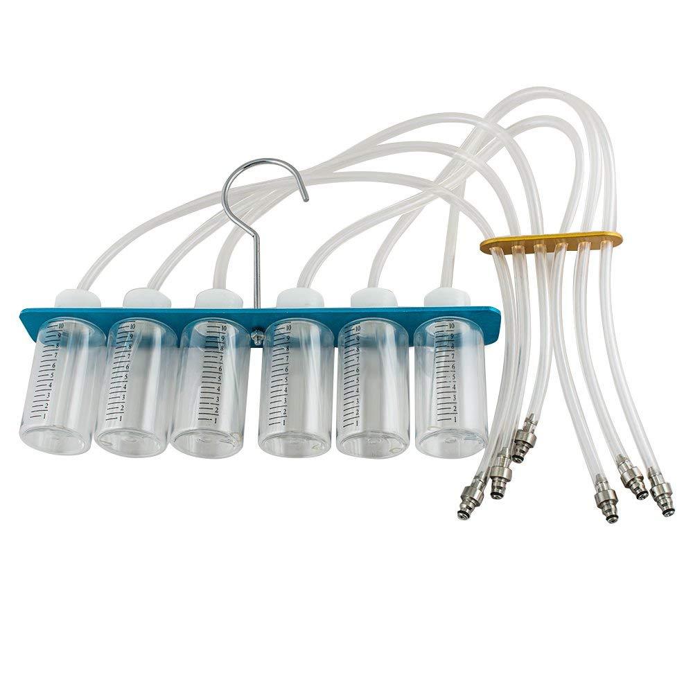 Diesel Injector Flow Test Meter Adaptor Set for Common Rail 24 Adapter