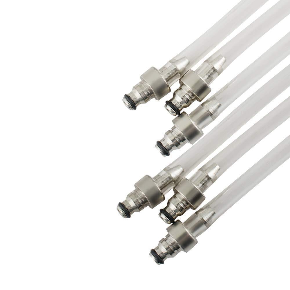 Diesel Injector Flow Test Meter Adaptor Set for Common Rail 24 Adapter