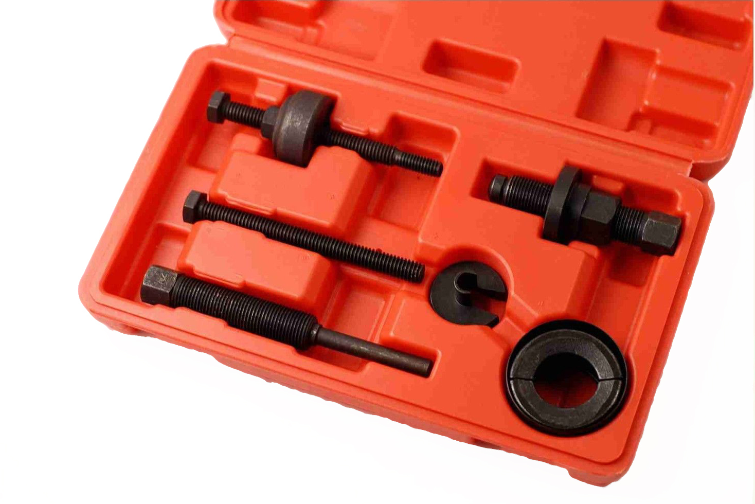 6pc Power Steering Pump Pulley Puller/Installer Kit for GM Ford Chrysler Engine