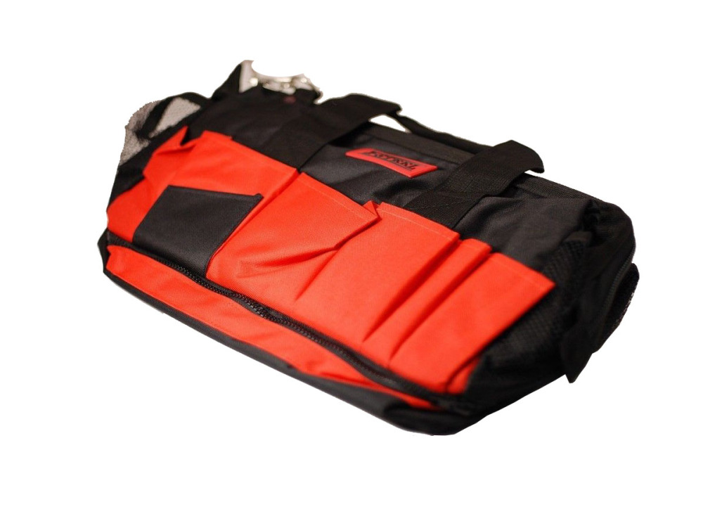 Large Heavy Duty Tool Bag Zip Double Layers 39x21x31cm