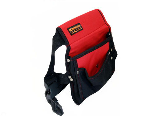 Heavy Duty 3 Pockets Nail & Tool Waist Bag with Belt Carpenter Electrician