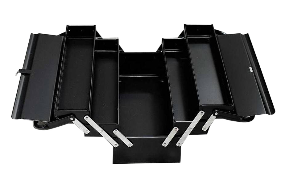 Heavy Duty 18.5" or 20" 5 Tray Fold Cantilever Metal Box