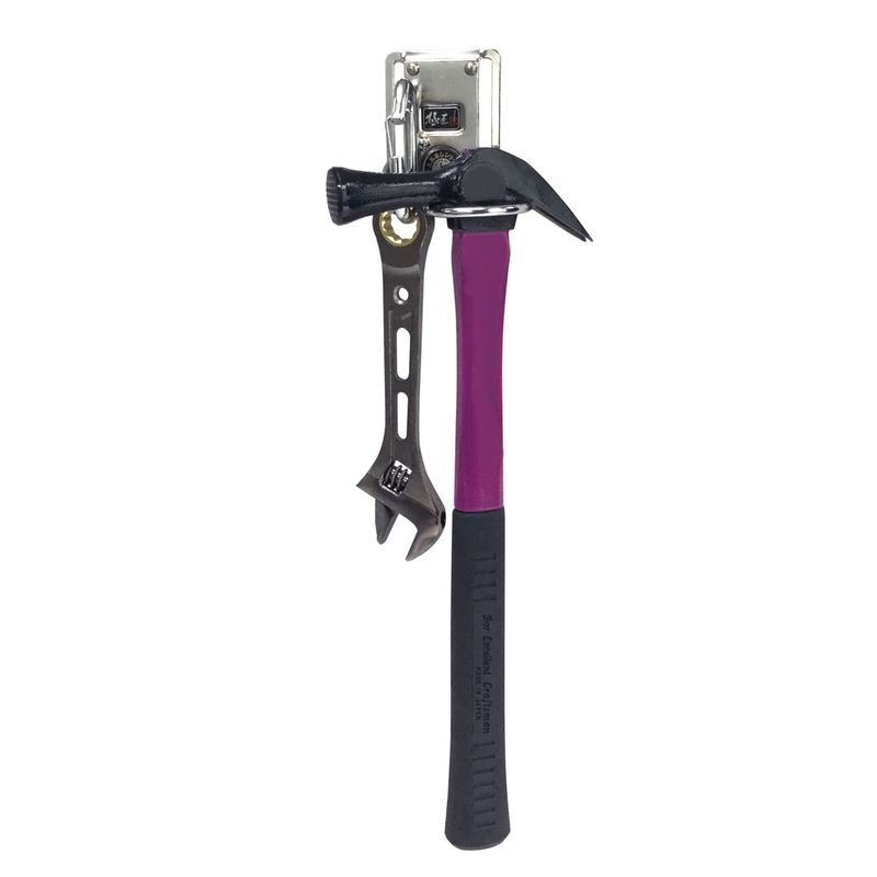 Scaffolders Tool Holder Spanner Wrench Hammer Belt Clip Holder Fixed Carabiner Hook 70mmLx38mmW+Dia 50mm Ring #5