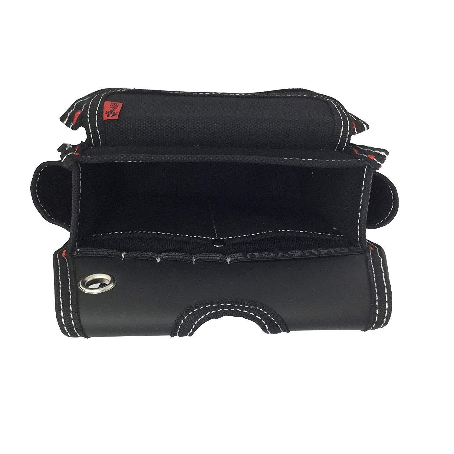 Gokusyou Japan GKN-21 Canvas Waist Bag Two-step Lid with Lap Bag for Electrician