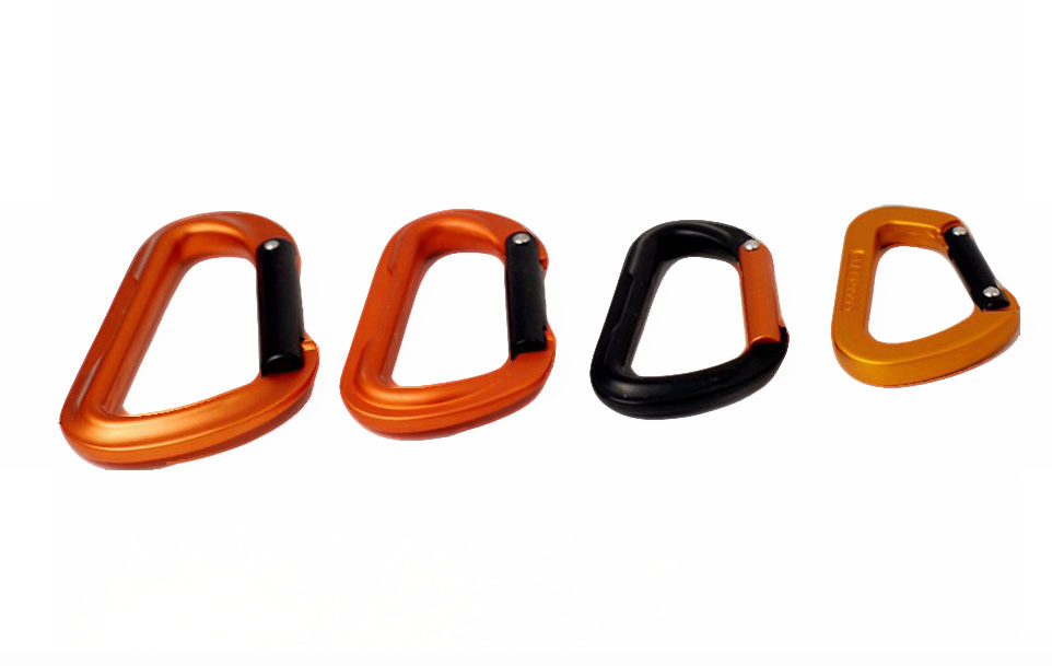 4pc Aluminium Forged Snap Hook Clip Camping Hiking Carabiner Holder