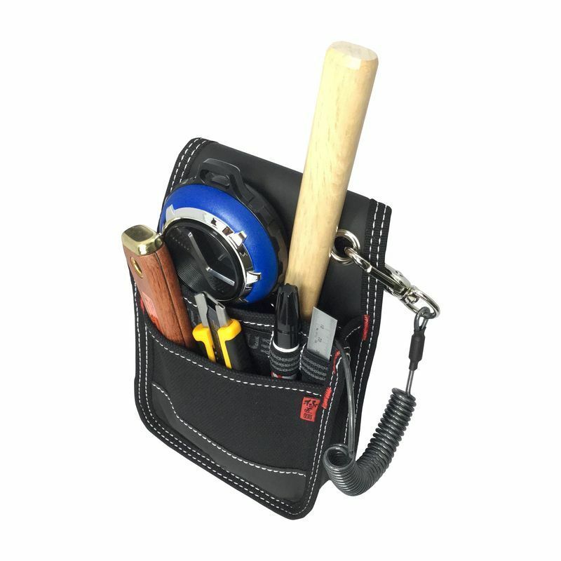 Gokusyou Japan GKN-01 Canvas Nail Bag 2 Pocket Electrician Carpenter Tool Holder