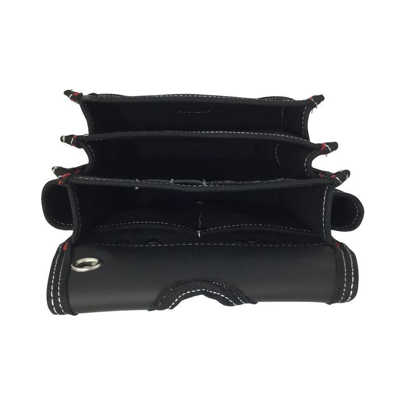 Gokusyou Japan GKN-22 Canvas Waist Bag Three-step Lid with Lap Bag for Electrician