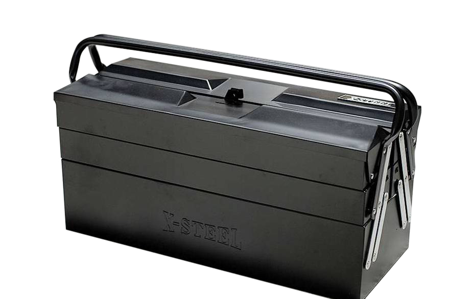 Heavy Duty 18.5" or 20" 5 Tray Fold Cantilever Metal Box