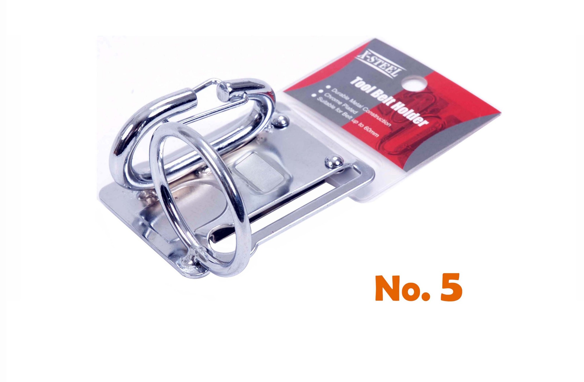 Scaffolders Tool Holder Spanner Wrench Hammer Belt Clip Holder Fixed Carabiner Hook 70mmLx38mmW+Dia 50mm Ring #5