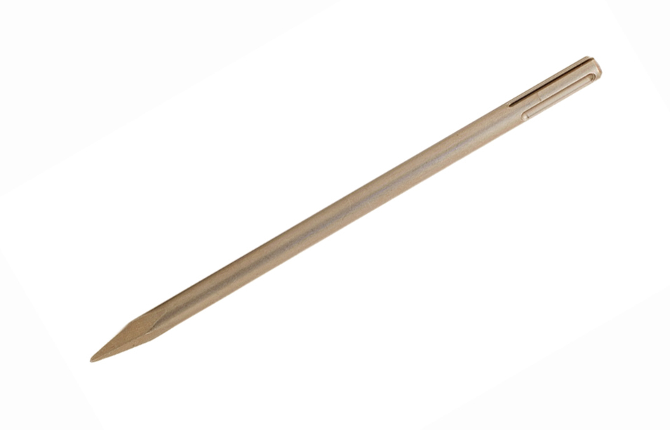 400mmL SDS Max Steel Rotary Hammer Chisel Bit Option: Flat, Bull Point