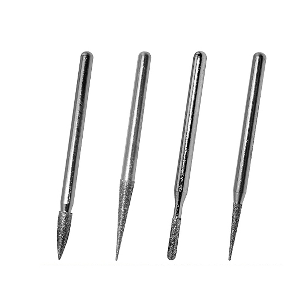 Ø3x30pc Assorted Diamond Tip Mounted Rotary Burr Point Die Grinder Drill Bits