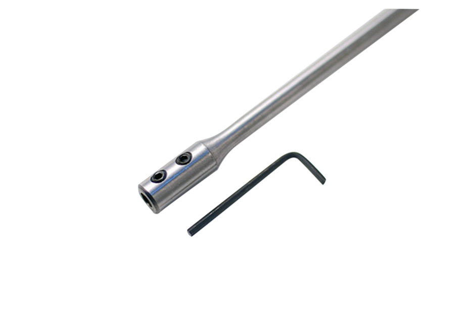 Flat Wood Timber Drill Bit Extension Spade Bar Connector Option: 6"/12"