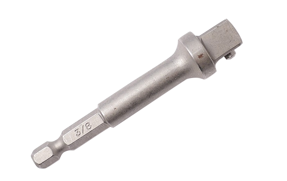 King Tony Power Driver Adapter Socket Extension Bar 1/4"x25mm+3/8"x75mm 2pc Set