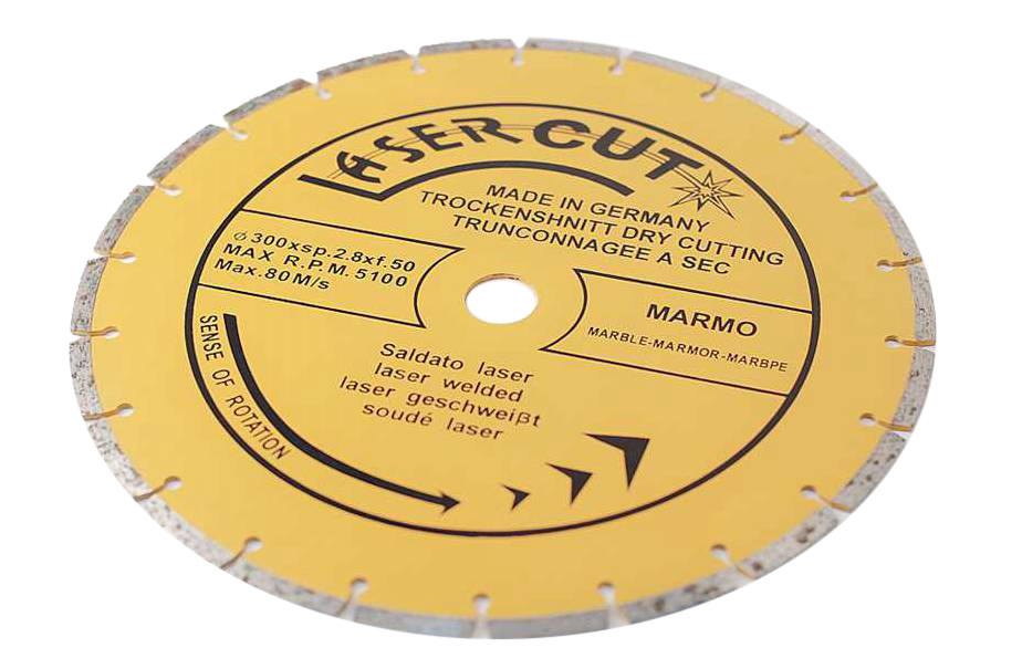 300x25x2.8mm Dry (Segment) Diamond Saw Blade Marble Granite Tile Cutting Disc