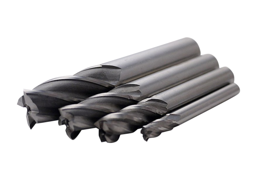 SWT Industrial-Level HSS-AL End Mill Cutter 4-Flute Milling Cut Bit Option: 2-25MM