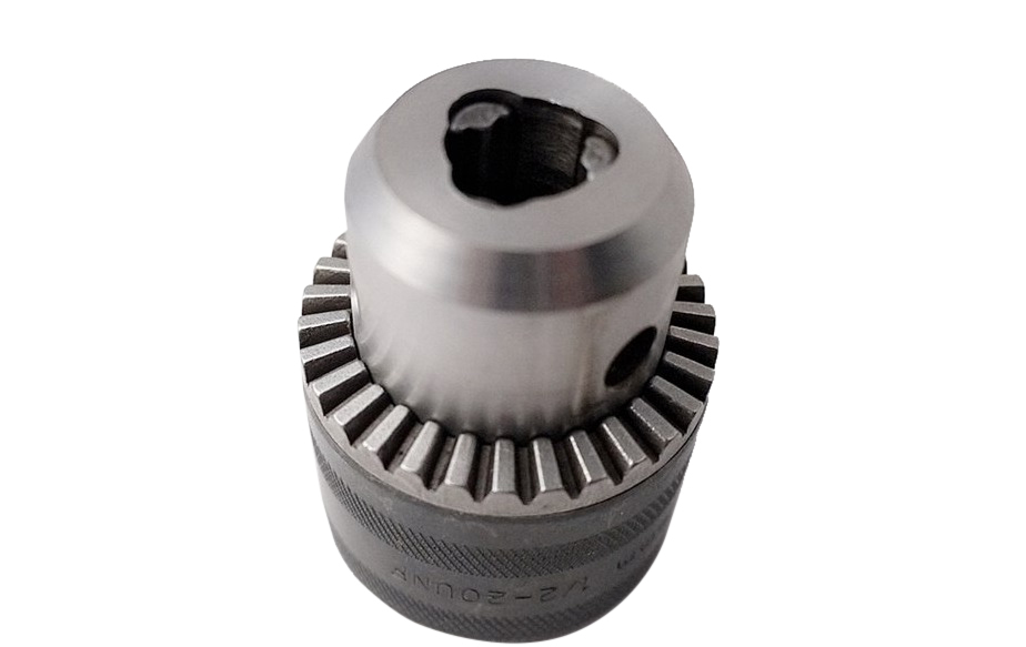 Screw Thread Mount Type Three-Jaw Metal Drill Chuck with Key Option: 13mm,16mm