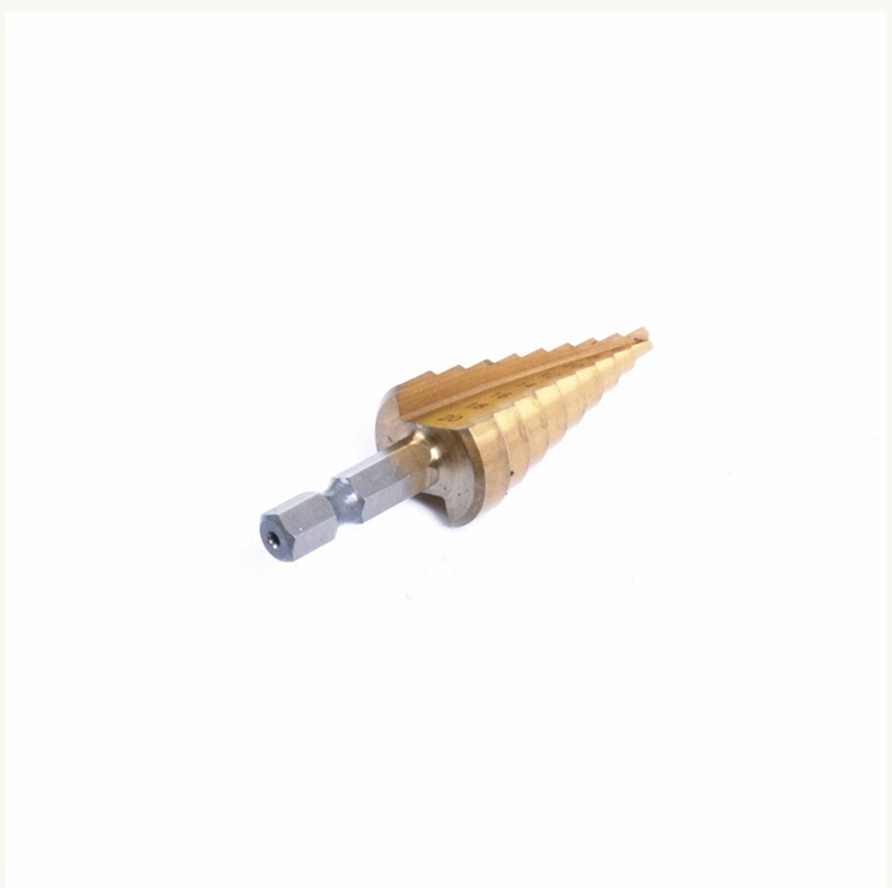 HSS4241 Titanium Coated Step Drill Bits Kit: 4-12mm, 4-20mm,4-32mm Drillbits