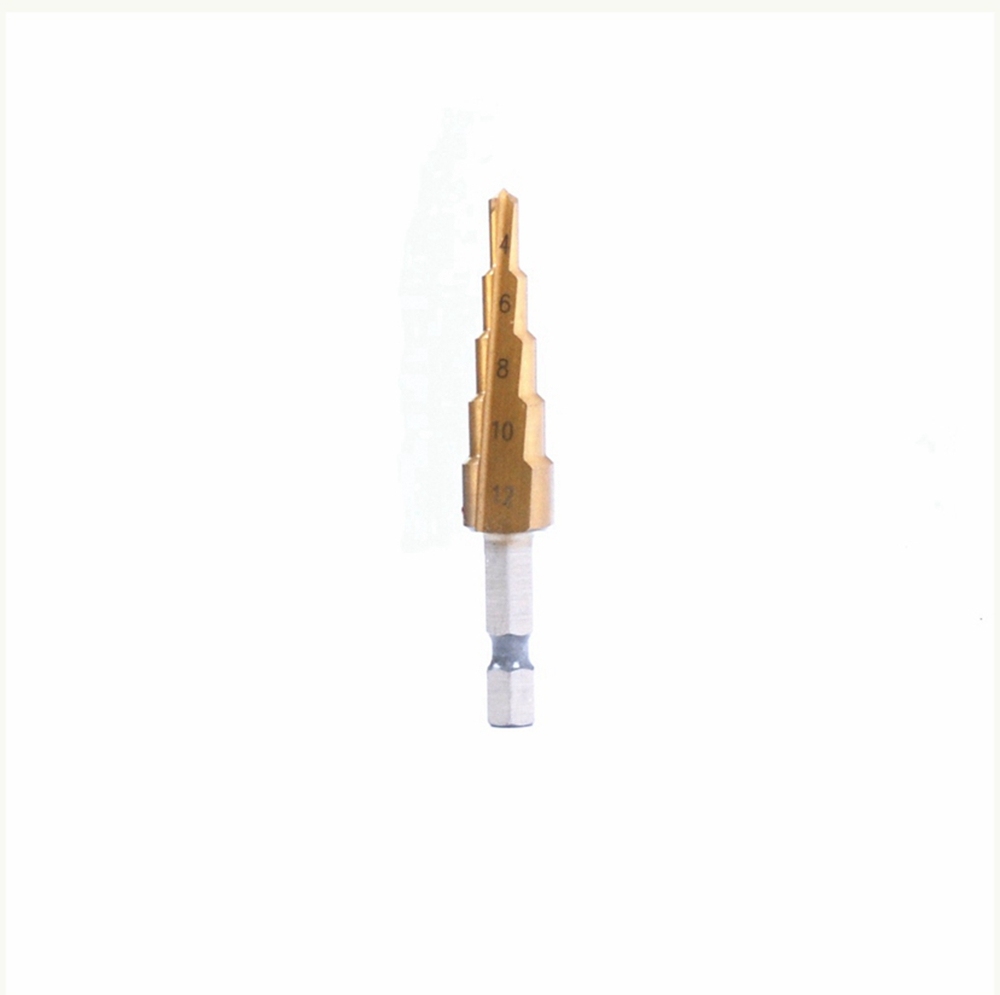 HSS4241 Titanium Coated Step Drill Bits Kit: 4-12mm, 4-20mm,4-32mm Drillbits