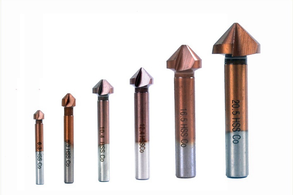 HSS M35 Cobalt End Milling Cutter Edge Countersink Drill Bits for Stainless Steel