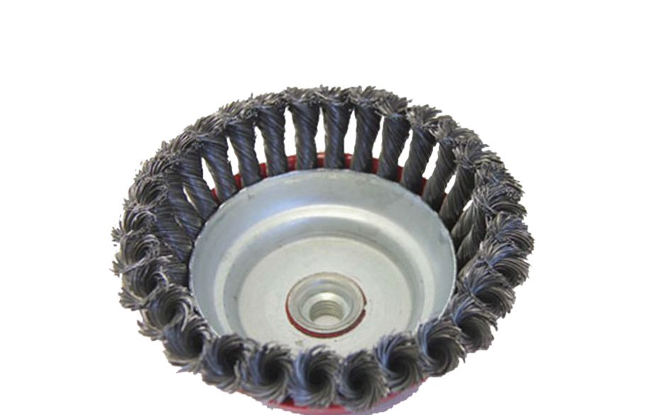 Crimped / Knotted (Twisted) Steel Wire Wheel Disc Cup Brush 65/75/100/150mm