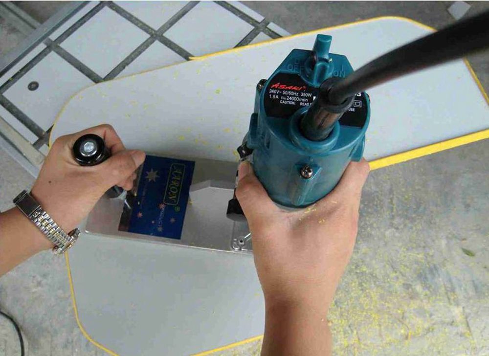 T-1 350W Portable Woodworking Banding Edge Trimmer Trimming Machine