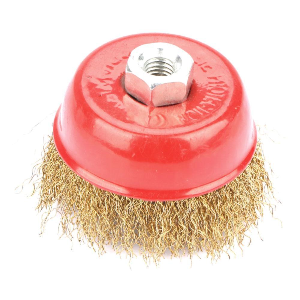 Crimped / Knotted (Twisted) Steel Wire Wheel Disc Cup Brush 65/75/100/150mm