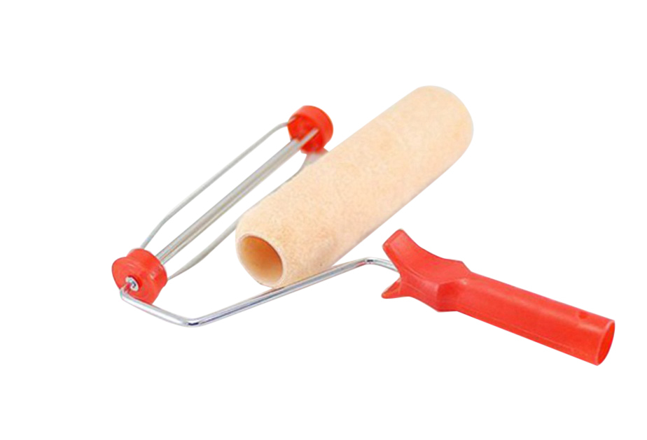 9" 5-Wire Heavy-Duty Roller Frame with 3pc High-Density Polyester Knit Paint Roller Cover