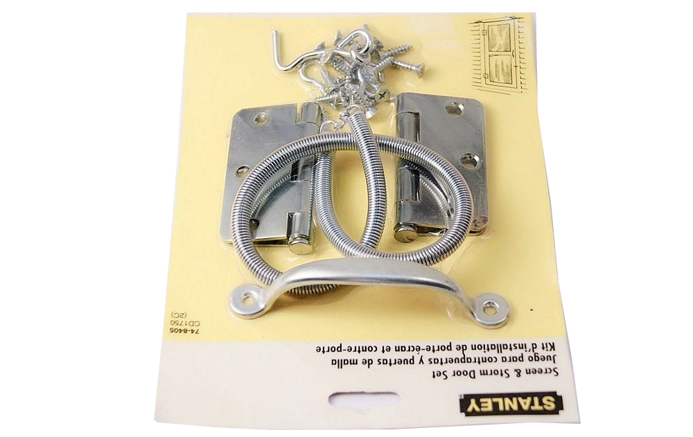 Stanley 74-6405 Screen & Storm Door Set with Full Surface Hinge Made in USA