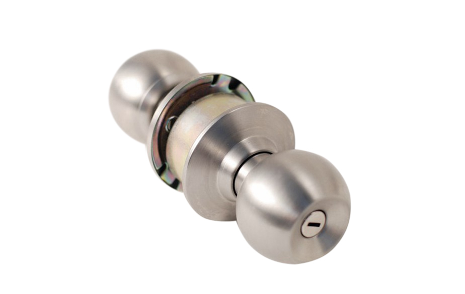 Stanley Bathroom Cylinder Knob Lock Set Fits 35-45mm Thickness LH/RH doors