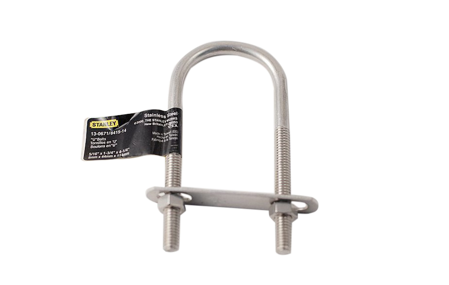 Stanley Made in USA Stainless Steel U bolt Bow Eye Security Loop
