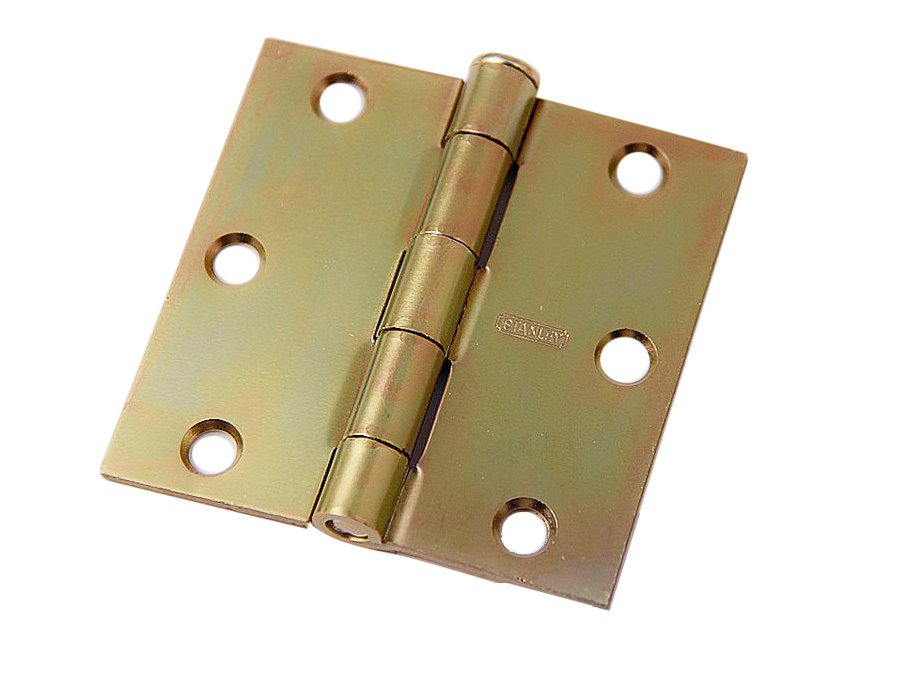6pc-Pack Stanley 08-1062 3"/76mm Heavy Duty Door Hinges with Fixing Screws