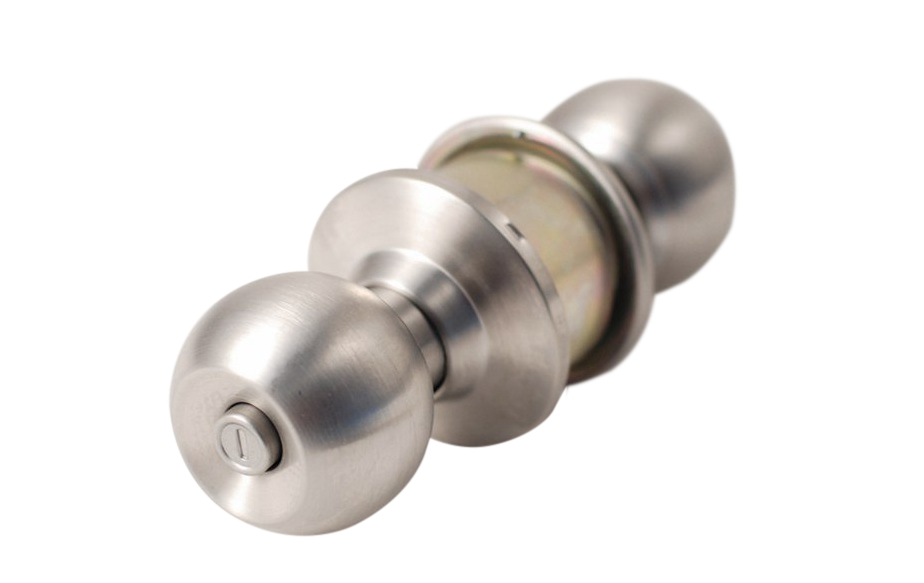 Stanley Bathroom Cylinder Knob Lock Set Fits 35-45mm Thickness LH/RH doors
