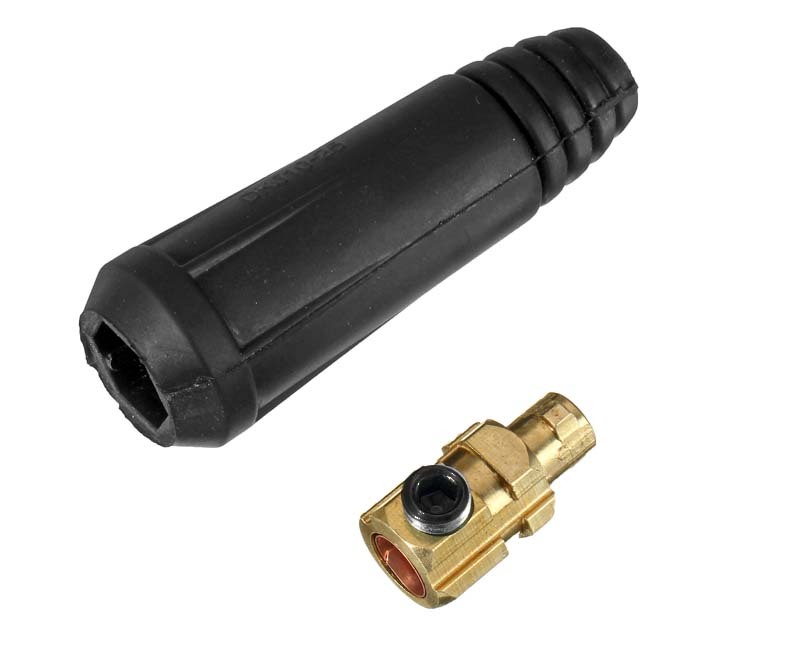 Welding Cable Connector Pin Dinse Connectors 2pc Set: 10/25 35/50 50/70 70/95