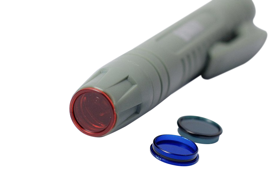 GripLite LED Torch 3 Color Lens Regulated Circuit Tactical Switch Water Resistant 55/95lm