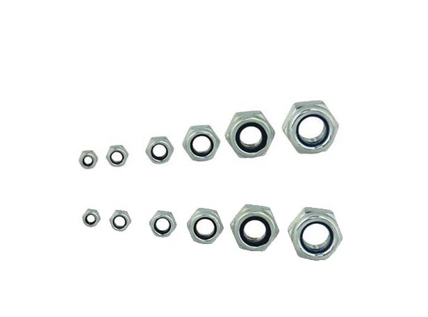 146pc Nylon Insert Lock Nut Assortment 6 Sizes LockNuts Kit: M4/5/6/8/10/12