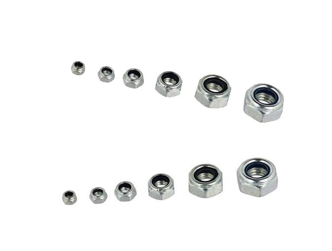 146pc Nylon Insert Lock Nut Assortment 6 Sizes LockNuts Kit: M4/5/6/8/10/12