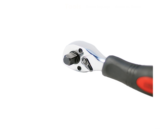 Stubby Dual Double Head Socket Ratchet Handle 3/8" & 1/2" Dr.