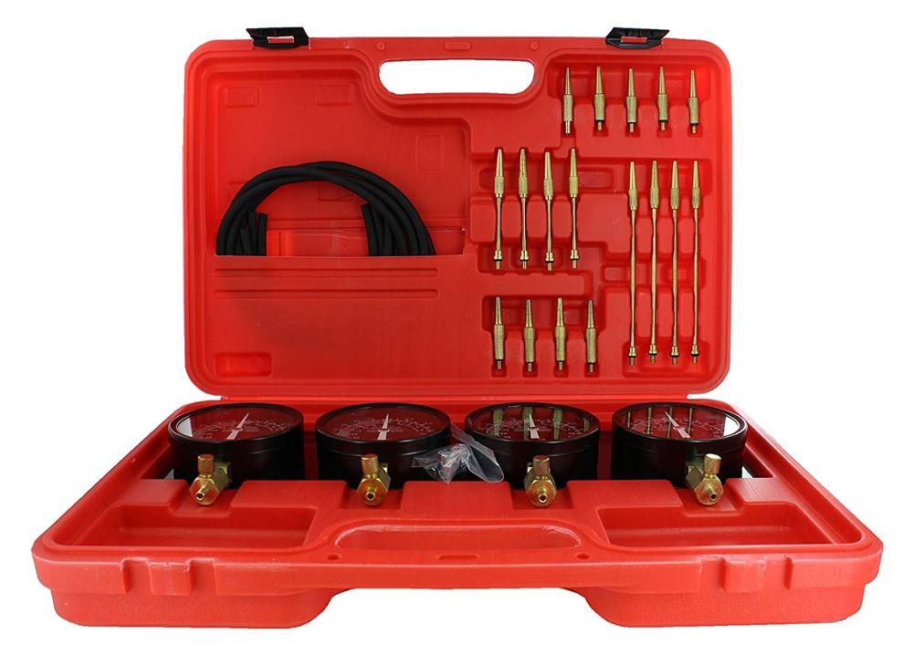 Carburetor Synchronizer and Adjustment Tool Kit – Vacuum & Pressure Gauge Set