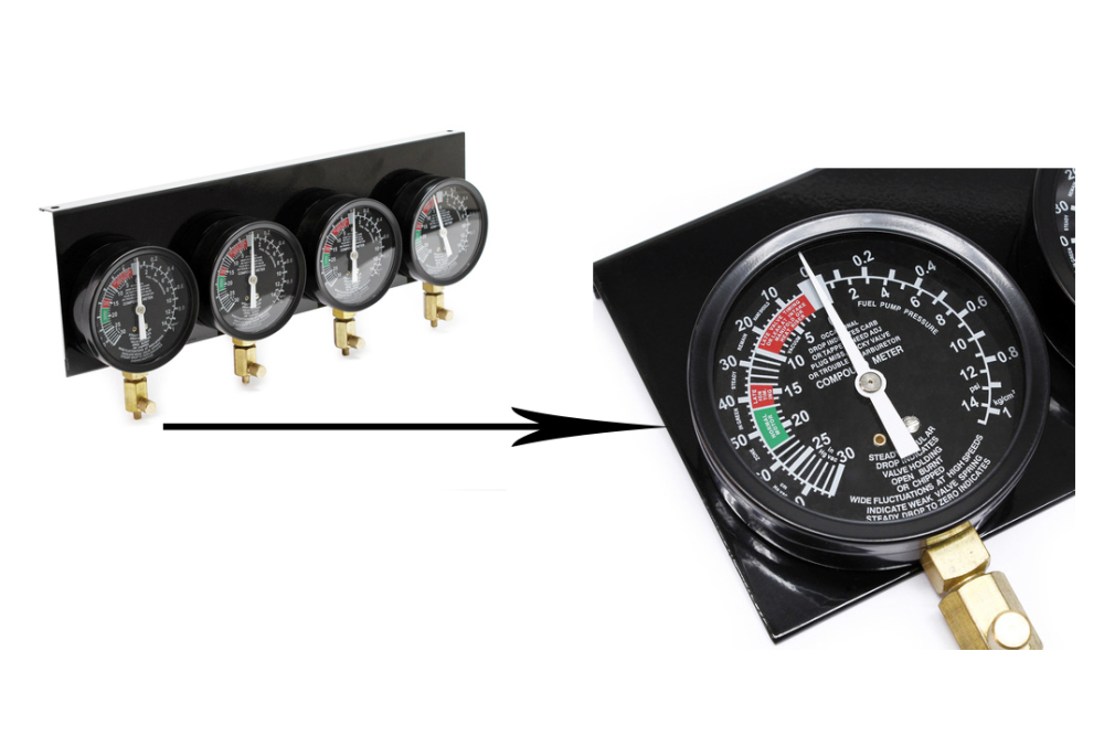 Carburetor Synchronizer and Adjustment Tool Kit – Vacuum & Pressure Gauge Set
