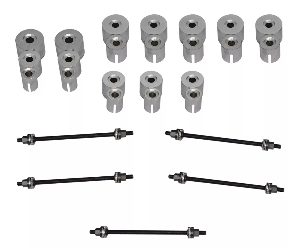 27pc Universal Press & Pull 34-90mm Sleeve Master Kit Bush Bearing Removal Insertion
