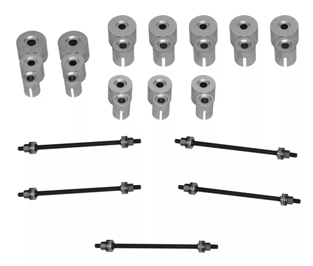 27pc Universal Press & Pull 34-90mm Sleeve Master Kit Bush Bearing Removal Insertion