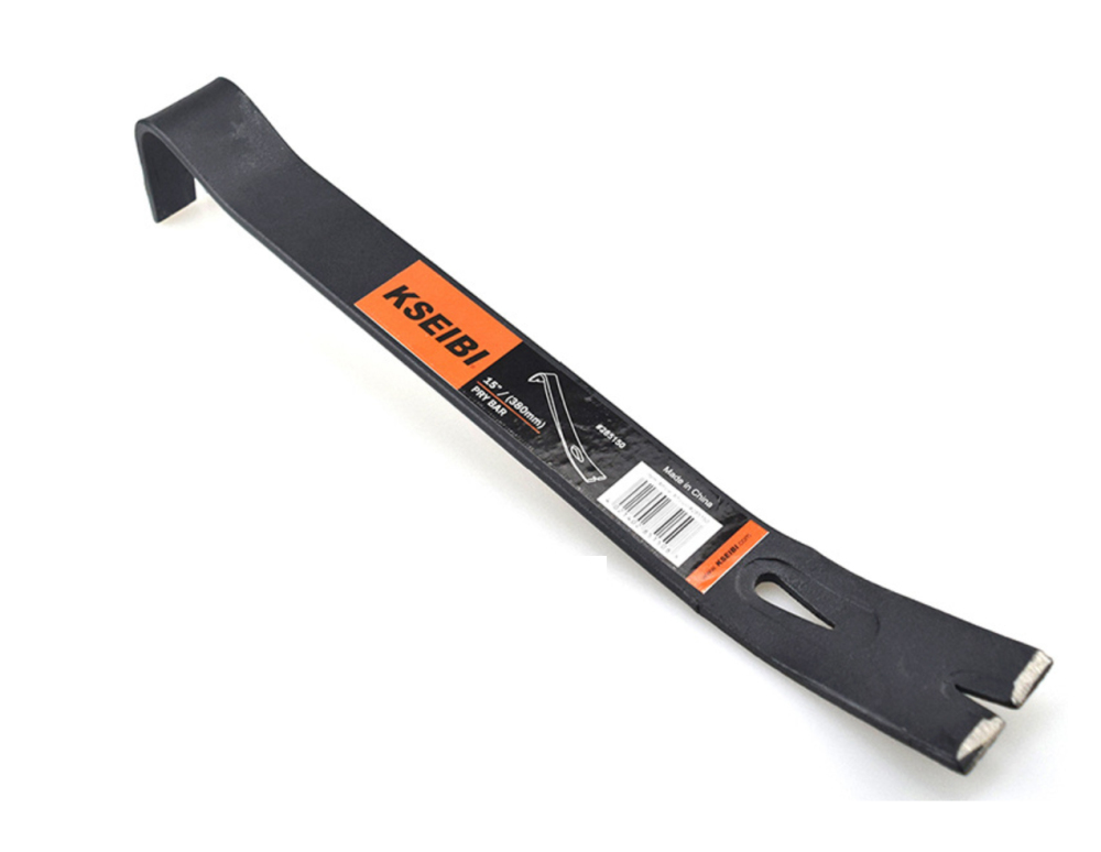 15"/380mm Steel Hook Multiple Nail Puller Pry Bar 6mm Thickness 41mm Wide Jaw