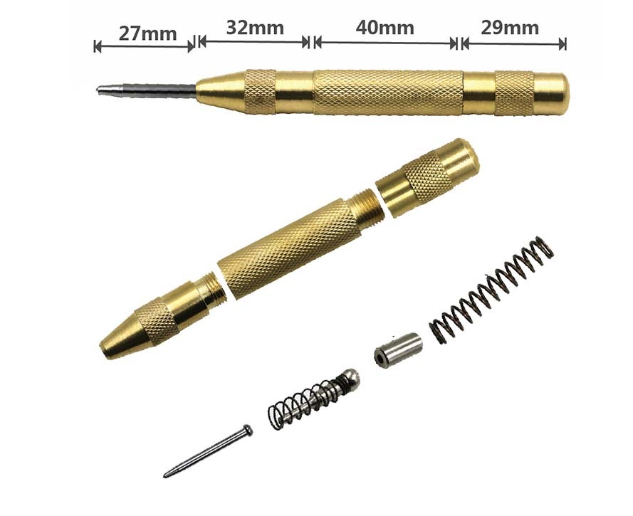 130mm Automatic Center Punch HRC 58-62 Greased Tip