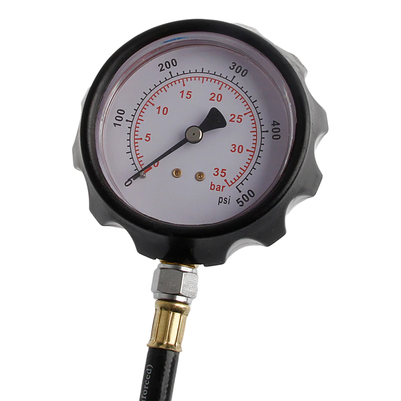 12pc TU-11A Engine Oil Pressure and Transmission Fluid Diagnostic Tester Tool Kit - Gauge, Hose, and Adapters