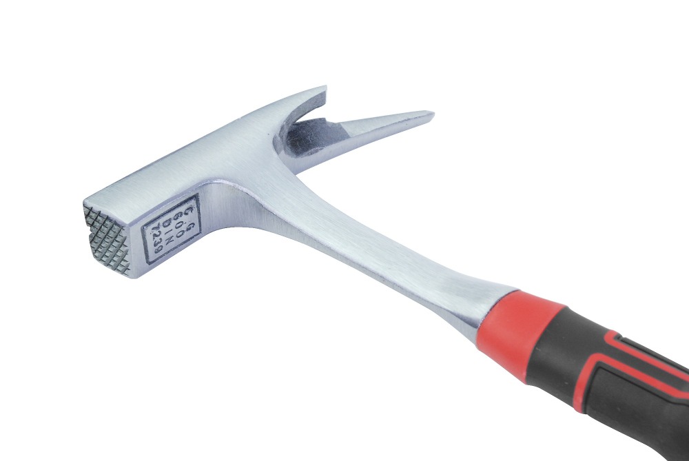 Expert One Piece All-Steel 600gm Carpenters Roofing Hammer Pick Spick & Magnetic Nailholder Tubular Handle