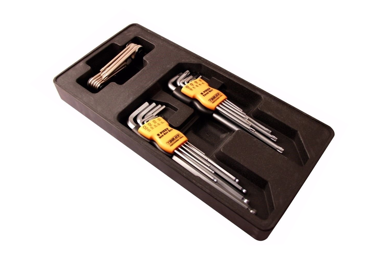 385x185x45mm ABS Tray Tool Storage Display Option: Offset Ring/Combination Spanner/Pliers/HexKey...
